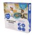 Miska DUVO+ na pomalé jedenie, modrá 700ml - M - 25,5x25,5x5cm