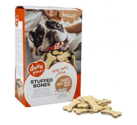 Pamlsok DUVO+ Biscuit Stuffed bones 500 gr