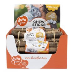 Pamlsok DUVO+ žuvacie tyčinky pre hlodavce, lieskový orech 4 ks/bal