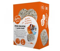 Blok DUVO+ s ustricovým gritom pre vtáky 200g - 7,2x9,7x3,5cm