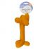 Hračka DUVO+ latexový balón jazvečík, pískajúci, oranžový 18x5,5x8 cm