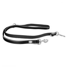 Vodítko DUVO+ EXPLOR WEST duo nylon čierne 200cm/25 mm