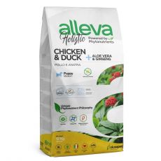 Alleva HOLISTIC dog puppy & junior medium chicken & duck 12 kg