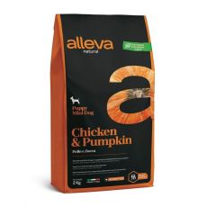 Alleva NATURAL dog puppy mini chicken & pumpkin 12 kg