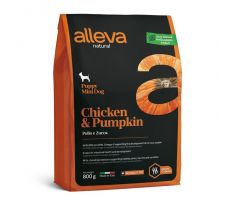 Alleva NATURAL dog puppy mini chicken & pumpkin 0,8 kg