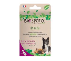 BIOGANCE Biospotix Dog spot-on S-M s repelentným účinkom 5 x 1 ml  (do 20 kg)