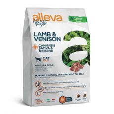 Alleva HOLISTIC cat adult lamb & venison & Cannabis sativa & gingseng 10 kg