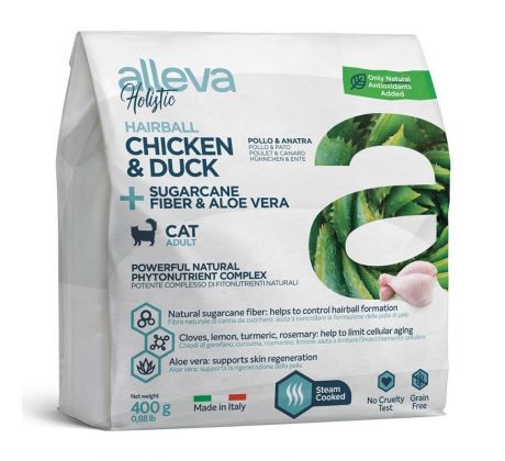 Alleva HOLISTIC cat hairball 0,4 kg