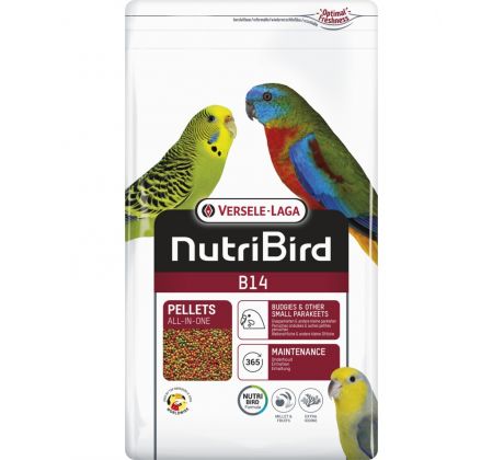 VL NutriBird B14- extrudy pre andulky, agapornisov, neofémy a papagáje na denné kŕmenie 3 kg