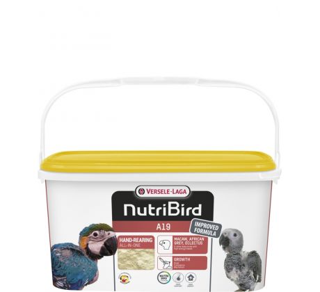 VL NutriBird A19- Dokrmovacia zmes pre všetky druhy vtákov s vyššou náročnosťou na tuky 3 kg