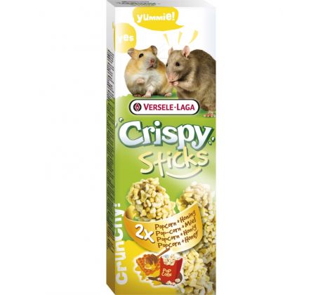 Pamlsok VL Crispy Sticks Hamsters-Rats Popcorn & Honey 2 ks 100 g