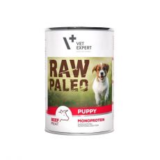 VetExpert Raw Paleo puppy beef konzerva 400 g