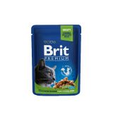 BRIT Premium cat Kapsička Sterilised Chicken Slice 100 g