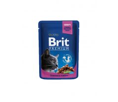 BRIT Premium cat Kapsička Adult Chicken & Turkey 100 g