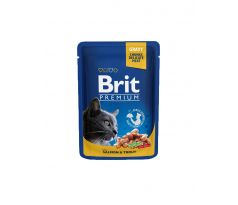 BRIT Premium cat Kapsička Adult Salmon & Trout 100 g