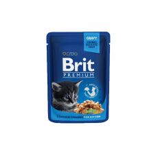 BRIT Premium cat Kapsička Kitten Chicken Chunks 100 g