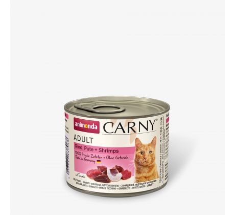 Animonda CARNY® cat Adult hovädzie,morka a krevety bal. 6 x 200 g konzerva
