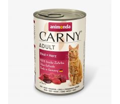 Animonda CARNY® cat Adult hovädzie a srdiečka bal. 6 x 400 g konzerva