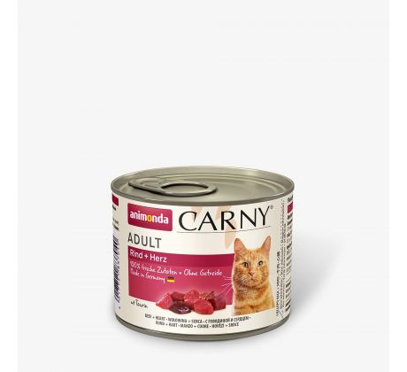 Animonda CARNY® cat Adult hovädzie a morčacie srdiečka bal. 6 x 200 g konzerva