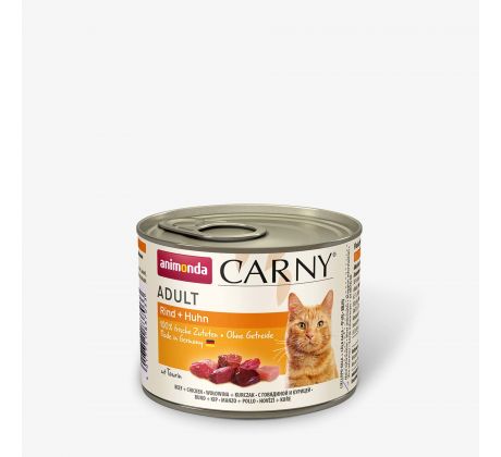 Animonda CARNY® cat Adult hovädzie a kura bal. 6 x 200 g konzerva