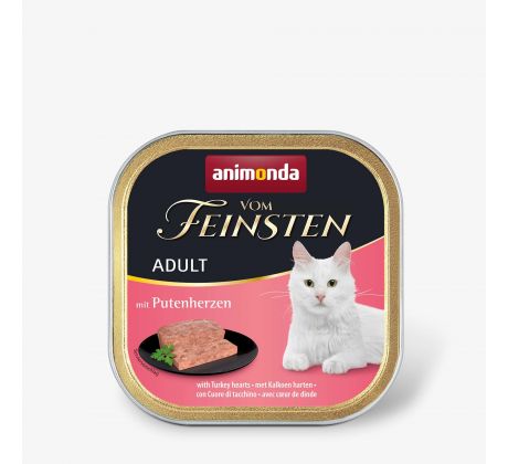Animonda Vom Feinsten cat CLASSIC hovädzie a morčacie srdiečka bal. 16 x 100 g