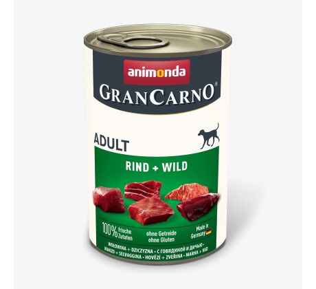 Animonda GRANCARNO® dog adult hovädzie a divina bal. 6 x 400g konzerva