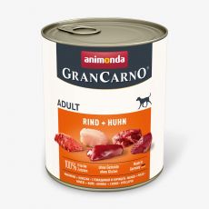 Animonda GRANCARNO® dog adult hovädzie a kura bal. 6 x 800g konzerva
