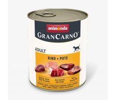 Animonda GRANCARNO® dog adult hovädzie a morka bal. 6 x 800g konzerva