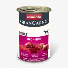 Animonda GRANCARNO® dog adult hovädzie a srdiečka bal. 6 x 400g konzerva