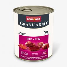 Animonda GRANCARNO® dog adult hovädzie a srdiečka bal. 6 x 800g konzerva