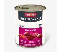 Animonda GRANCARNO® dog adult hovädzie a srdiečka bal. 6 x 800g konzerva