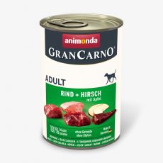 Animonda GRANCARNO® dog adult hovädzie,jeleň,jablko bal. 6 x 400g konzerva