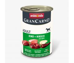 Animonda GRANCARNO® dog adult hovädzie,jeleň,jablko bal. 6 x 400g konzerva