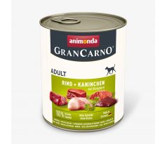 Animonda GRANCARNO® dog adult hovädzie,králik,bylinky bal. 6 x 800g konzerva