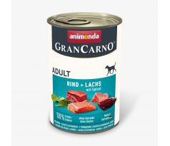 Animonda GRANCARNO® dog adult hovädzie,losos,špenát bal. 6 x 400g konzerva