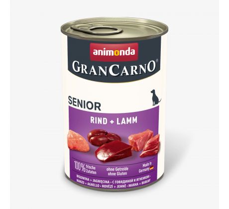 Animonda GRANCARNO® dog senior hovädzie a jahňa bal. 6 x 400g konzerva