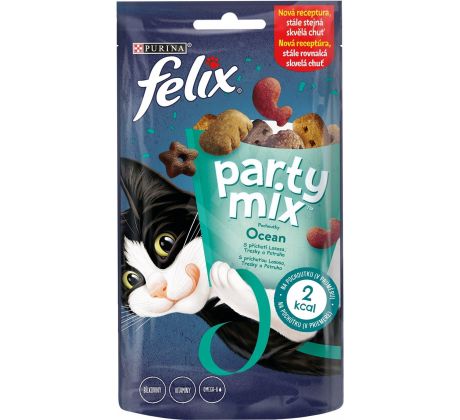 Pamlsok NESTLÉ FELIX PARTY MIX cat Ocean mix 8x60 g