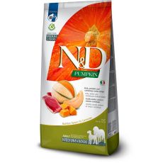 Farmina N&D dog PUMPKIN (GF) adult medium & maxi, duck & cantaluope 12 kg
