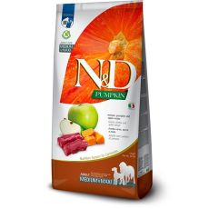 Farmina N&D dog PUMPKIN (GF) adult medium & maxi, venison & apple 12 kg