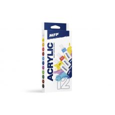 Akrylové farby set základný 12 x 12ml