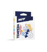 Farby temperové set 6ks 12ml METAL