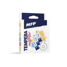 Farby temperové set 6ks 12ml METAL