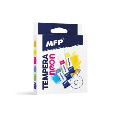 Farby temperové set 6ks 12ml NEON