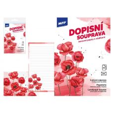 Listový papier farebný LUX 5+10 (Kvety)