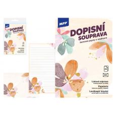 Listový papier farebný LUX 5+10 (Kvety)
