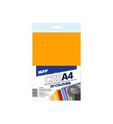 Farebné papiere 20 listov, A4 (20 farieb)