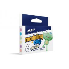 Modelovacia hmota 6 ks farieb PASTEL 100g