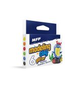 Modelovacia hmota 6 ks farieb GLITTER 100g