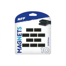 Magnet obdĺžnik 15x28mm blister 10ks