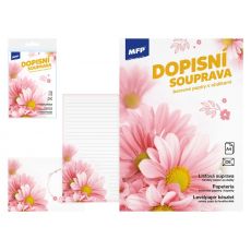 Listový papier farebný LUX 5+10 (kvety)